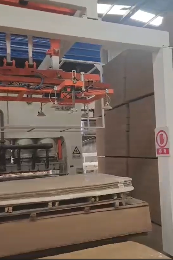 New pressing machine arriving